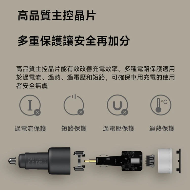 【小米】Xiaomi 車用充電器 1A1C 快充版 (67W),GF2102,【小米】Xiaomi車用充電器1A1C快充版(67W),全館商品,品牌分類,質感家電