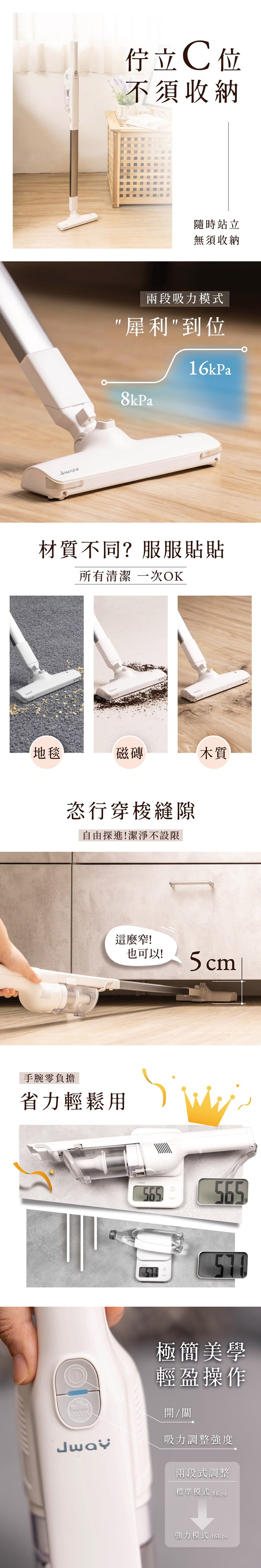 【JWAY直覺】自體站立無線吸塵器(JY-SV20),GF2115,【JWAY直覺】自體站立無線吸塵器(JY-SV20),全館商品,品牌分類,質感家電