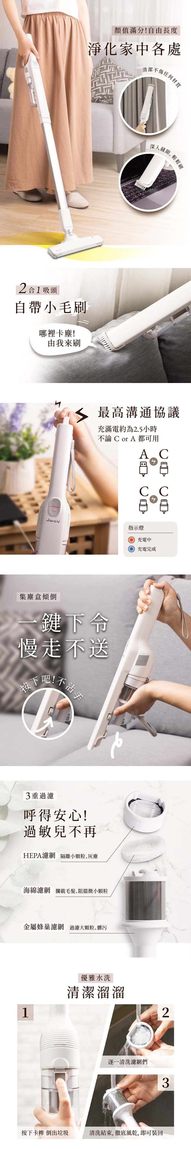 【JWAY直覺】自體站立無線吸塵器(JY-SV20),GF2115,【JWAY直覺】自體站立無線吸塵器(JY-SV20),全館商品,品牌分類,質感家電