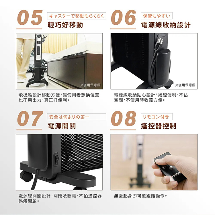 【山崎家電】防潑水電膜式遠紅外線電暖器(SK-9530HTR),GF2120,【山崎家電】防潑水電膜式遠紅外線電暖器(SK-9530HTR),全館商品,品牌分類,新品上市