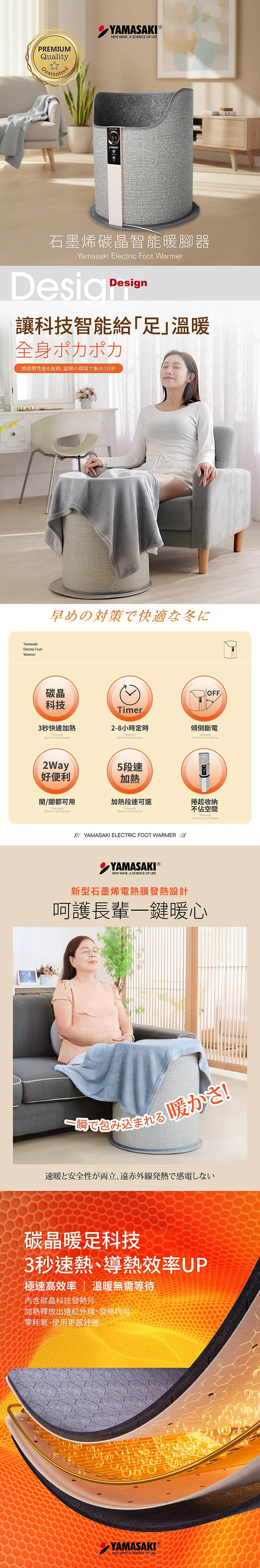 【山崎家電】石墨烯碳晶智能暖腳器(SK-M01),GF2121,【山崎家電】石墨烯碳晶智能暖腳器(SK-M01),全館商品,品牌分類,質感家電