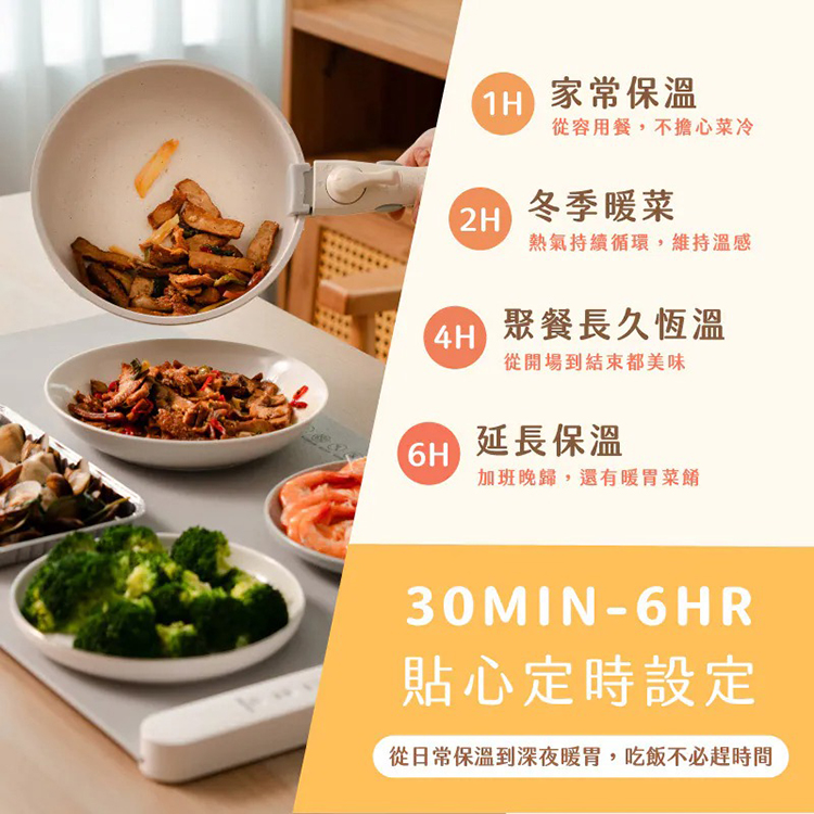 【SANSUI山水】暖島君多功能恆溫暖菜板(SWZ-EX01)