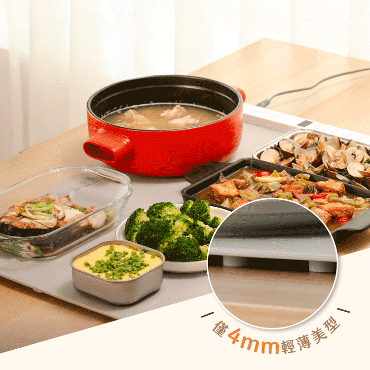 【SANSUI山水】暖島君多功能恆溫暖菜板(SWZ-EX01)