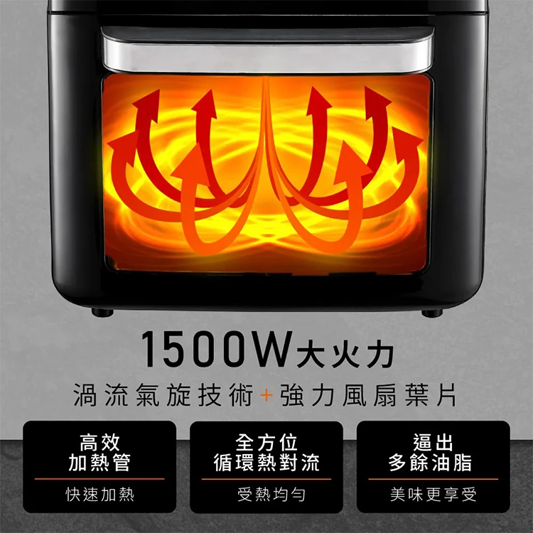【KINYO】旋風智能氣炸烤箱 (AFO-605),GF2162,【KINYO】旋風智能氣炸烤箱(AFO-605),全館商品,品牌分類,質感家電