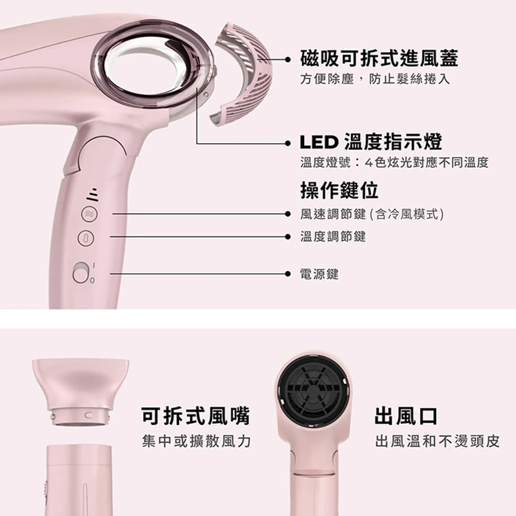 【AIWA 愛華】高速負離子吹風機-附捲髮棒 (AHSD-2501),GF2191,【AIWA愛華】高速負離子吹風機-附捲髮棒(AHSD-2501),全館商品,品牌分類,質感家電