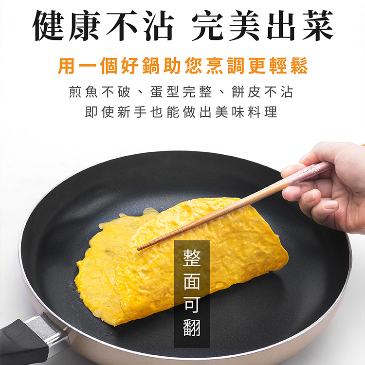 【鍋寶】28cm金鑽不沾平底鍋-檸檬黃(FP-2828YL),GF2194,【鍋寶】28cm金鑽不沾平底鍋-檸檬黃(FP-2828YL),生活用品,品牌分類,餐廚用品