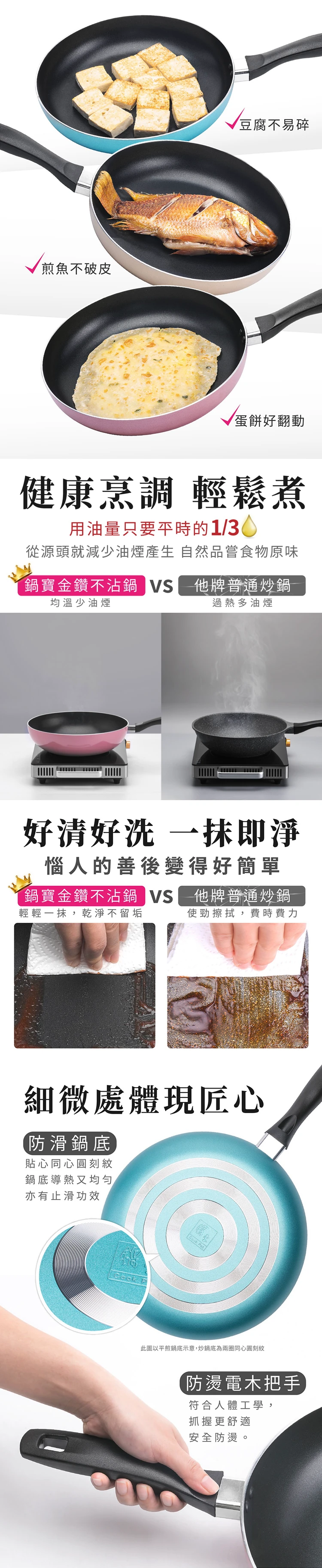 【鍋寶】28cm金鑽不沾平底鍋-檸檬黃(FP-2828YL),GF2194,【鍋寶】28cm金鑽不沾平底鍋-檸檬黃(FP-2828YL),全館商品,生活用品,品牌分類