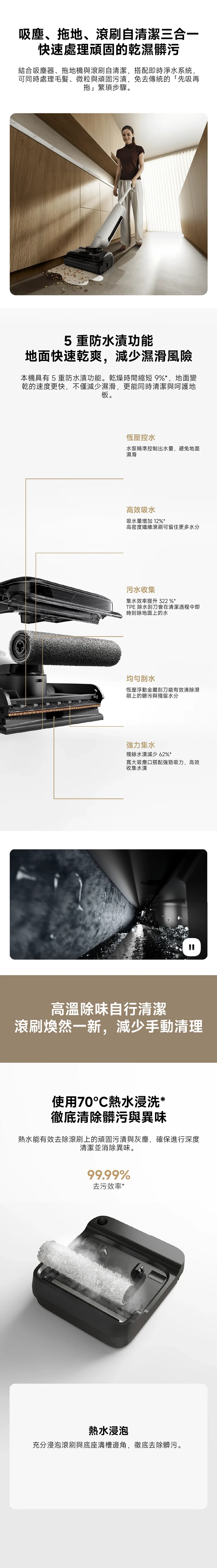 【小米】Xiaomi 無線洗地機 W30 Pro,GF2315,【小米】Xiaomi無線洗地機W30Pro,全館商品,品牌分類,質感家電