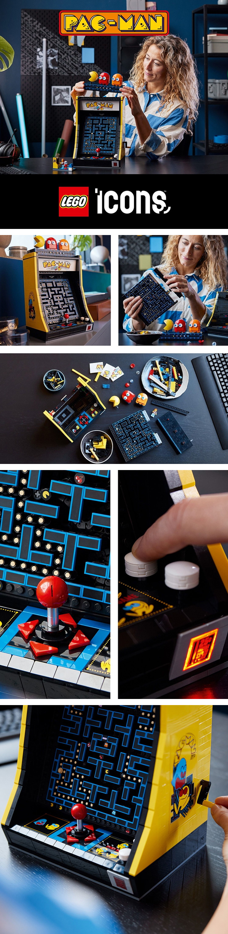 LEGO 樂高 Icons 10323 PAC-MAN 機台(小精靈 遊戲機 禮物),GF2323,LEGO樂高Icons10323PAC-MAN機台(小精靈遊戲機禮物),全館商品,生活用品,授權卡通