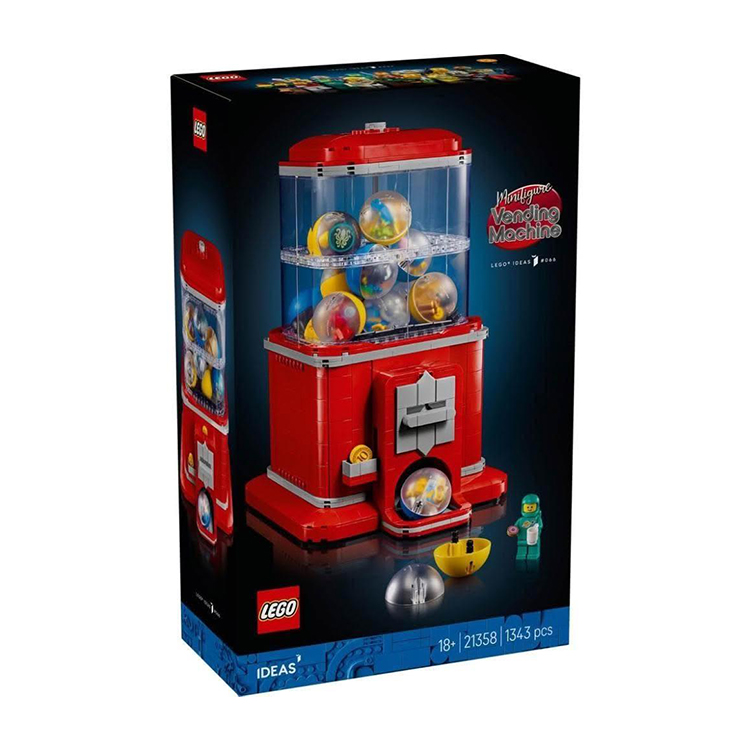 LEGO 樂高 Ideas 21358 人偶扭蛋機(居家擺設 交換禮物 玩具 積木)