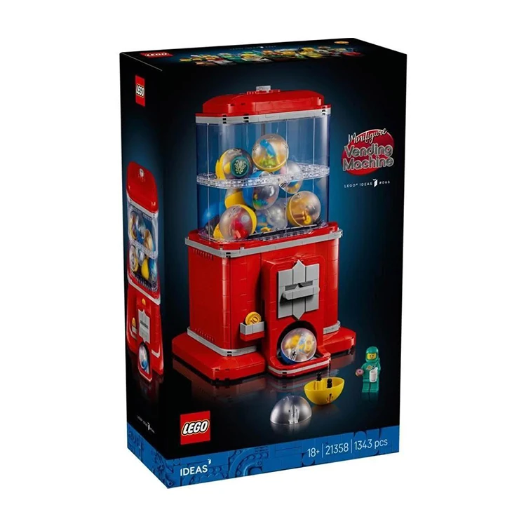 【LEGO 樂高】 Ideas 21358 人偶扭蛋機(居家擺設 交換禮物 玩具 積木)
