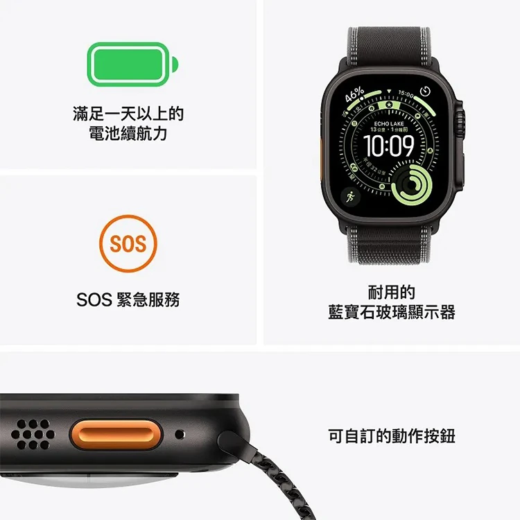 【Apple】Watch Ultra 3 GPS + LTE 49mm,GF2326,【Apple】WatchUltra3GPS+LTE49mm,品牌分類,新品上市,3C品牌