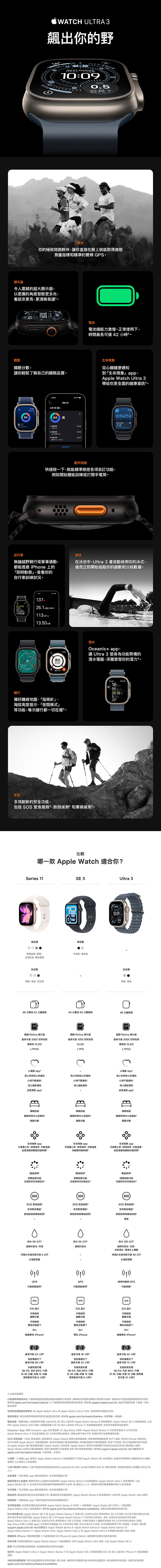 【Apple】Watch Ultra 3 GPS + LTE 49mm (原色鈦金錶殼/錨藍色海洋錶帶),GF2326,【Apple】WatchUltra3GPS+LTE49mm(原色鈦金錶殼/錨藍色海洋錶帶),品牌分類,新品上市,3C品牌