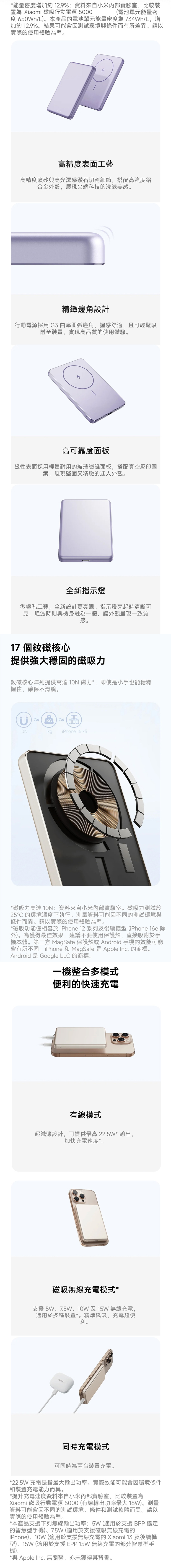 【小米】Xiaomi 磁吸超薄行動電源5000 7.5W,GF2331,【小米】Xiaomi磁吸超薄行動電源50007.5W,全館商品,生活用品,品牌分類