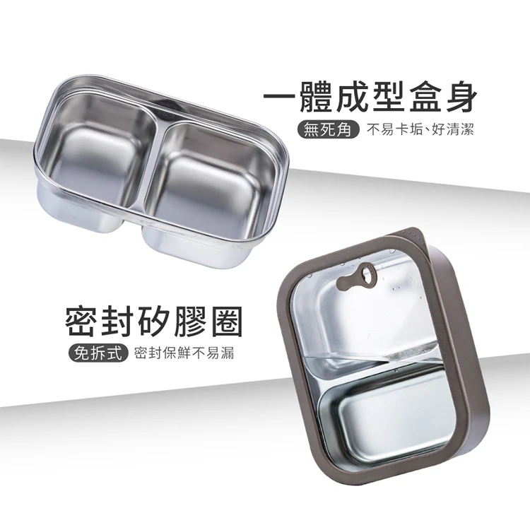 【鍋寶】可微波304不鏽鋼分隔保鮮盒2入組-600ml(BVSC-342601X2),GF2341,【鍋寶】可微波304不鏽鋼分隔保鮮盒2入組-600ml(BVSC-342601X2),GF2341Y007AC7