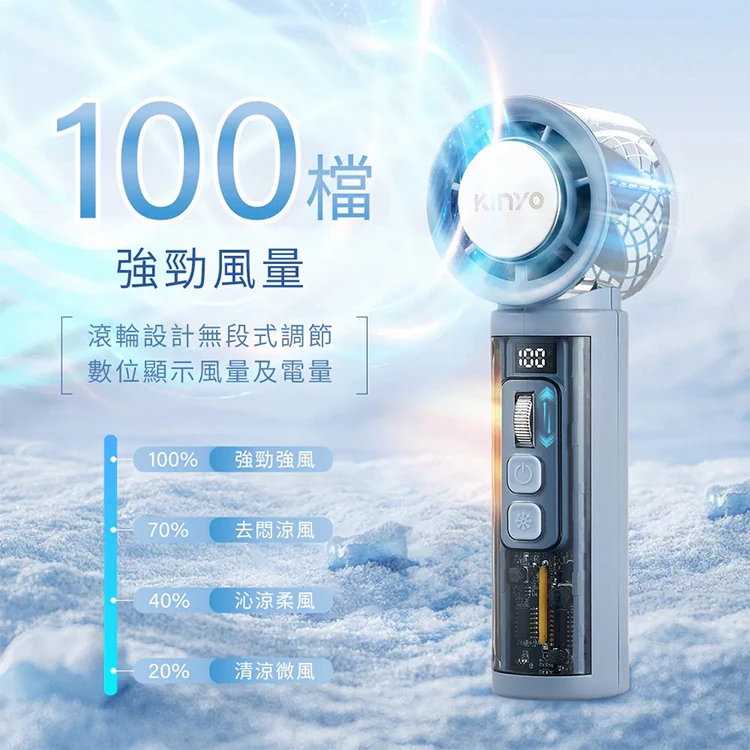 【KINYO】 裸透冰機充電風扇 (UF-3150),GF2358,【KINYO】裸透冰機充電風扇(UF-3150),全館商品,品牌分類,新品上市