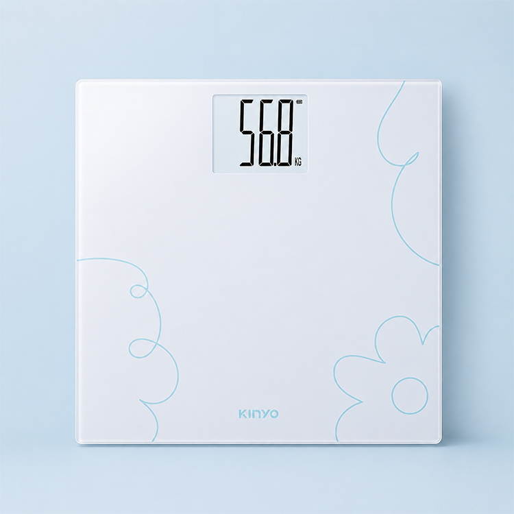 【KINYO】輕描淡寫大螢幕背光體重計(DS-6569)