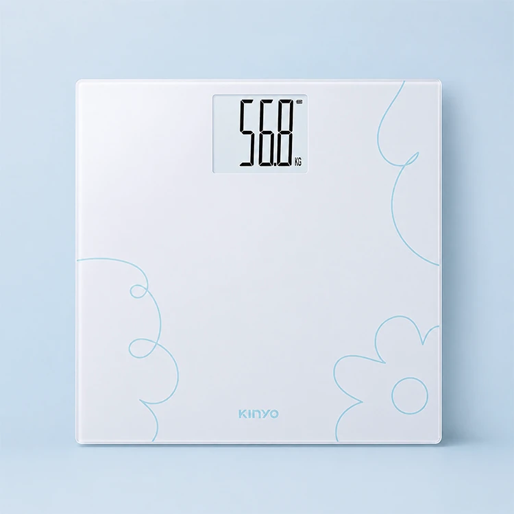【KINYO】輕描淡寫大螢幕背光體重計(DS-6569)
