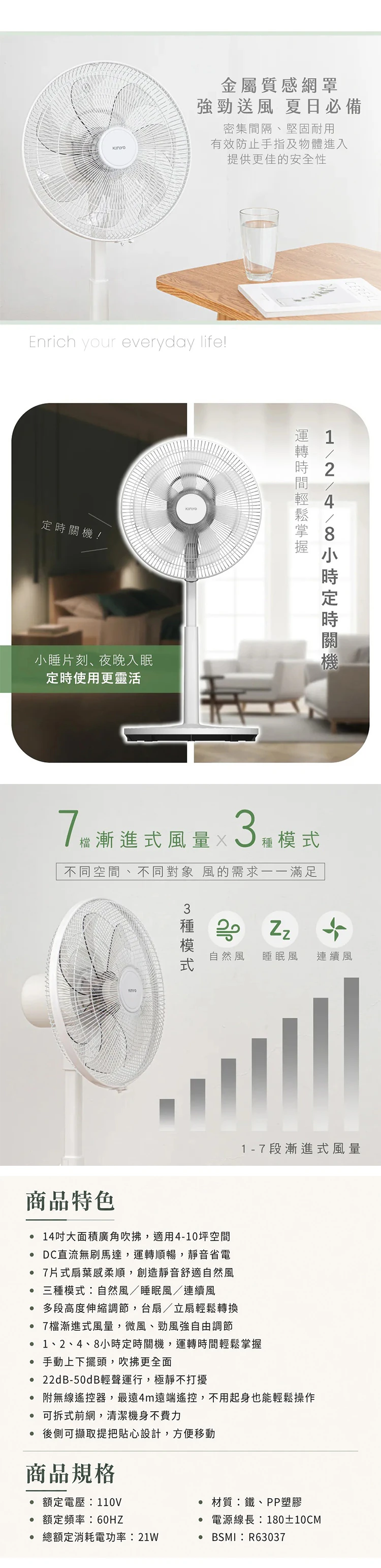 【KINYO】14吋無刷遙控靜音DC扇 (DCF-3141),GF2368,【KINYO】14吋無刷遙控靜音DC扇(DCF-3141),全館商品,品牌分類,新品上市