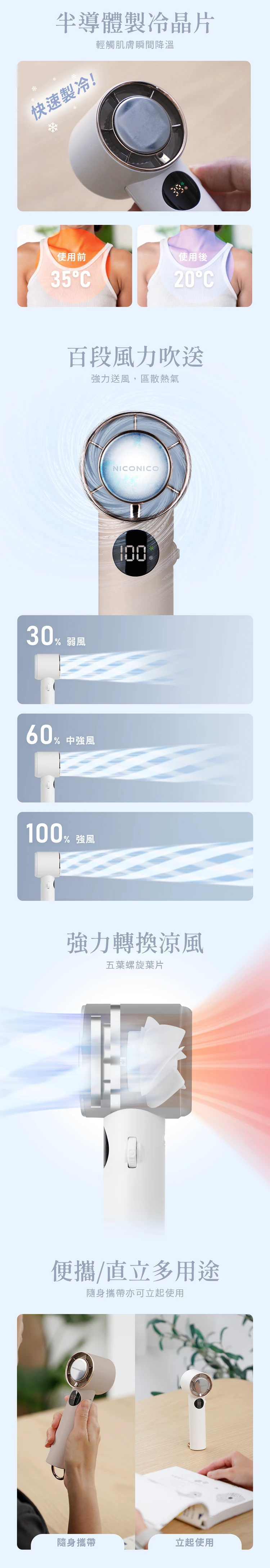 【NICONICO】高速製冷手持風扇( NI-HF2513),GF2391,【NICONICO】高速製冷手持風扇(NI-HF2513),全館商品,品牌分類,新品上市