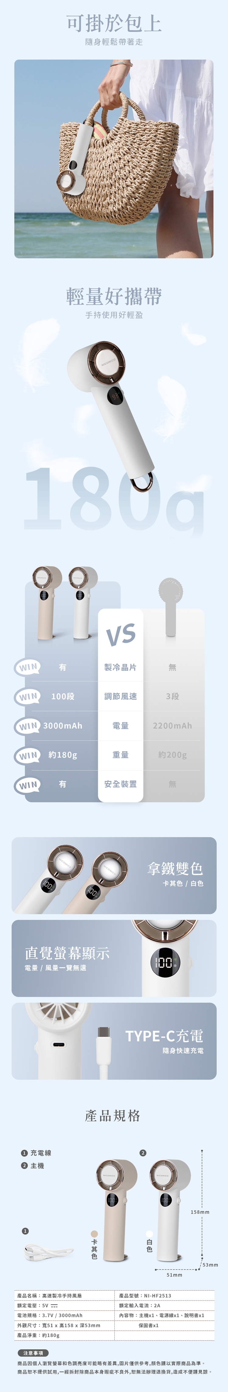 【NICONICO】高速製冷手持風扇( NI-HF2513),GF2391,【NICONICO】高速製冷手持風扇(NI-HF2513),全館商品,品牌分類,新品上市