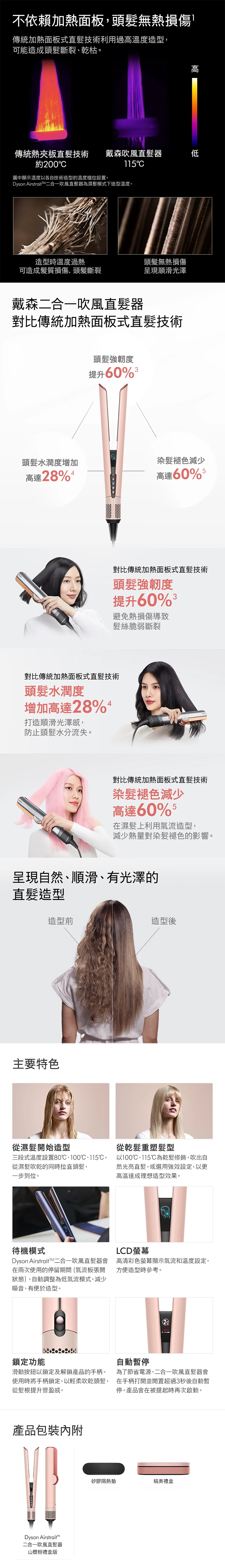 【DYSON】Airstrai 二合一吹風直髮器 (HT01),GF2409,【DYSON】Airstrai二合一吹風直髮器(HT01),全館商品,新品上市,質感家電