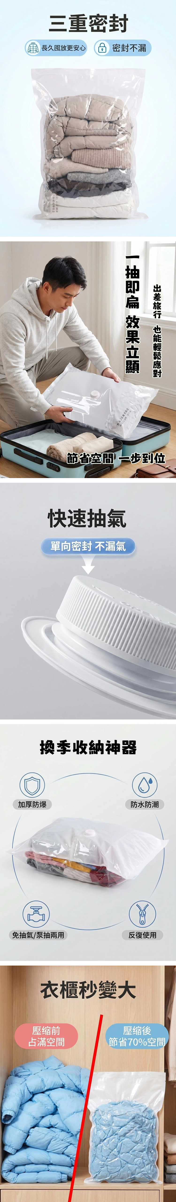 【邁美嘉】MyTravel強力真空壓縮袋組,GF2442,【邁美嘉】MyTravel強力真空壓縮袋組,全館商品,生活用品,新品上市