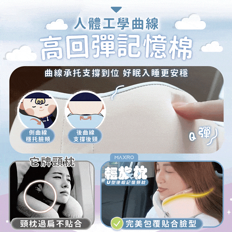 【MAXRO】輕旅枕 U型連帽記憶頸枕 (MX-NP01)【加贈收納盒(有登山扣環)】,GF2470,【MAXRO】輕旅枕U型連帽記憶頸枕(MX-NP01)【加贈收納盒(有登山扣環)】,全館商品,生活用品,新品上市