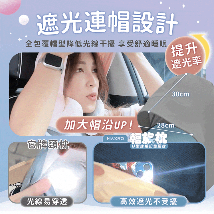 【MAXRO】輕旅枕 U型連帽記憶頸枕 (MX-NP01)【加贈收納盒(有登山扣環)】,GF2470,【MAXRO】輕旅枕U型連帽記憶頸枕(MX-NP01)【加贈收納盒(有登山扣環)】,全館商品,生活用品,新品上市