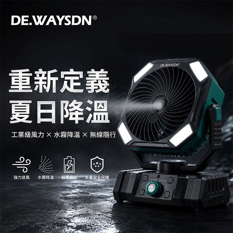 【DE.WAYSDN德威工業】風水霧隨行風扇 (SDN-001N),GF2486,【DE.WAYSDN德威工業】風水霧隨行風扇(SDN-001N),全館商品,品牌分類,新品上市