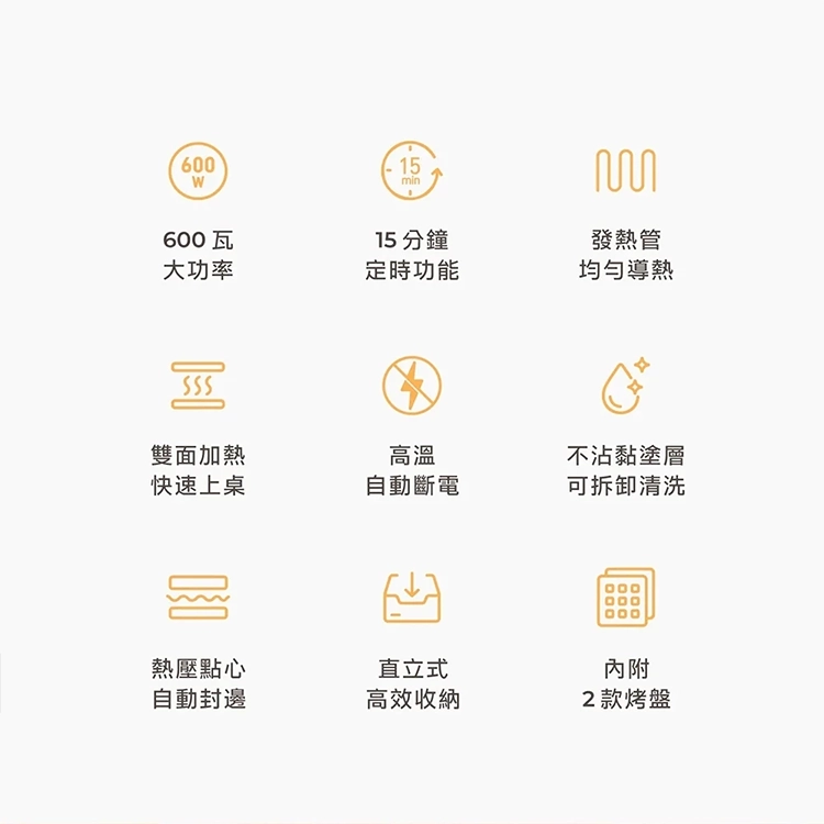 【AIWA 愛華 】多功能熱壓計時點心機 (ASW-2168) (附兩款烤盤),GF2685,【AIWA愛華】多功能熱壓計時點心機(ASW-2168)(附兩款烤盤),全館商品,品牌分類,新品上市