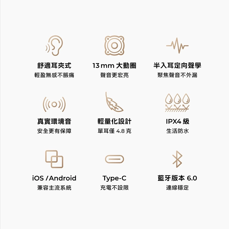 【AIWA 愛華 】耳夾式真無線藍牙耳機 (AT-H07 EDGE),GF2686,【AIWA愛華】耳夾式真無線藍牙耳機(AT-H07EDGE),全館商品,品牌分類,新品上市