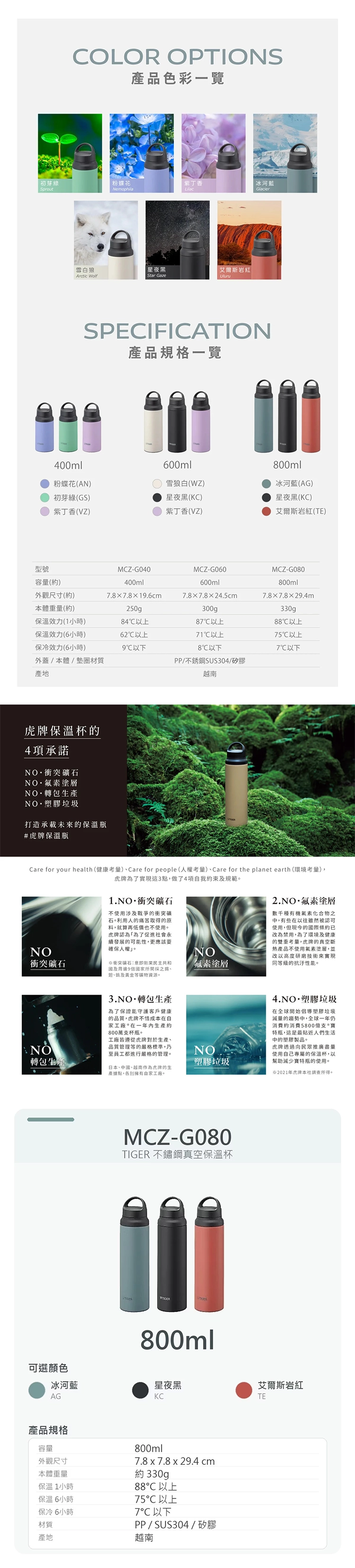 【虎牌TIGER】運動型保溫保冷杯 800ml (MCZ-G080),GF2734,【虎牌TIGER】運動型保溫保冷杯800ml(MCZ-G080),全館商品,生活用品,品牌分類