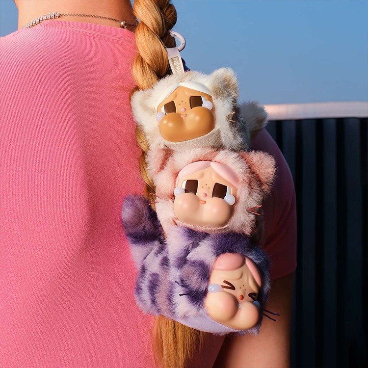 【POP MART】CRYBABY 豹豹貓貓系列 - 搪膠毛絨掛件盲盒(M6),PP1035,【POPMART】CRYBABY豹豹貓貓系列-搪膠毛絨掛件盲盒(M6),全館商品,授權卡通,泡泡瑪特