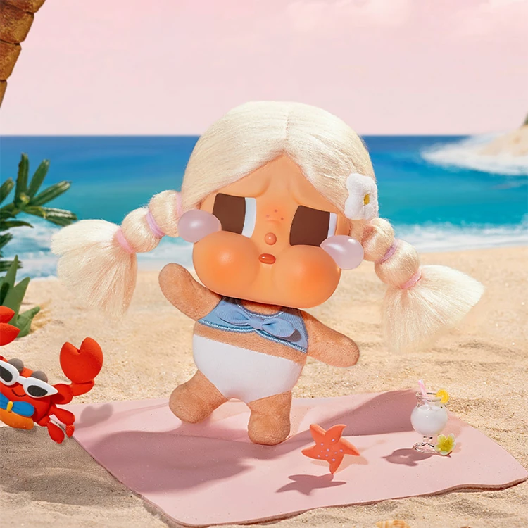 【POPMART】CRYBABY Vacation Mode On系列 - 搪膠毛絨掛件盲盒 (M6),PP1090,【POPMART】CRYBABYVacationModeOn系列-搪膠毛絨掛件盲盒(M6),授權卡通,新品上市,促銷優惠