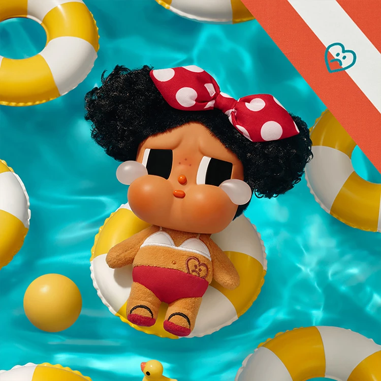【POPMART】CRYBABY Vacation Mode On系列 - 搪膠毛絨掛件盲盒 (M6),PP1090,【POPMART】CRYBABYVacationModeOn系列-搪膠毛絨掛件盲盒(M6),授權卡通,新品上市,促銷優惠