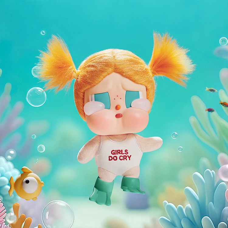 【POPMART】CRYBABY Vacation Mode On系列 - 搪膠毛絨掛件盲盒 (M6),PP1090,【POPMART】CRYBABYVacationModeOn系列-搪膠毛絨掛件盲盒(M6),授權卡通,新品上市,促銷優惠
