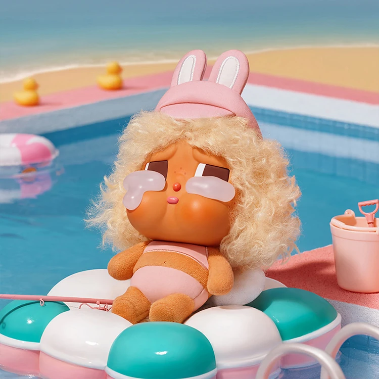 【POPMART】CRYBABY Vacation Mode On系列 - 搪膠毛絨掛件盲盒 (M6),PP1090,【POPMART】CRYBABYVacationModeOn系列-搪膠毛絨掛件盲盒(M6),授權卡通,新品上市,促銷優惠