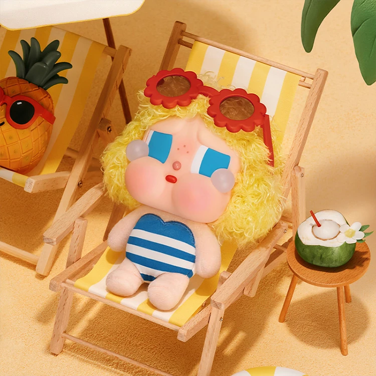 【POPMART】CRYBABY Vacation Mode On系列 - 搪膠毛絨掛件盲盒 (M6),PP1090,【POPMART】CRYBABYVacationModeOn系列-搪膠毛絨掛件盲盒(M6),授權卡通,新品上市,促銷優惠