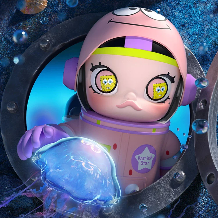 【POPMART】MEGA SPACE MOLLY 派大星1000%,PP9006,【POPMART】MEGASPACEMOLLY派大星1000%,全館商品,授權卡通,泡泡瑪特