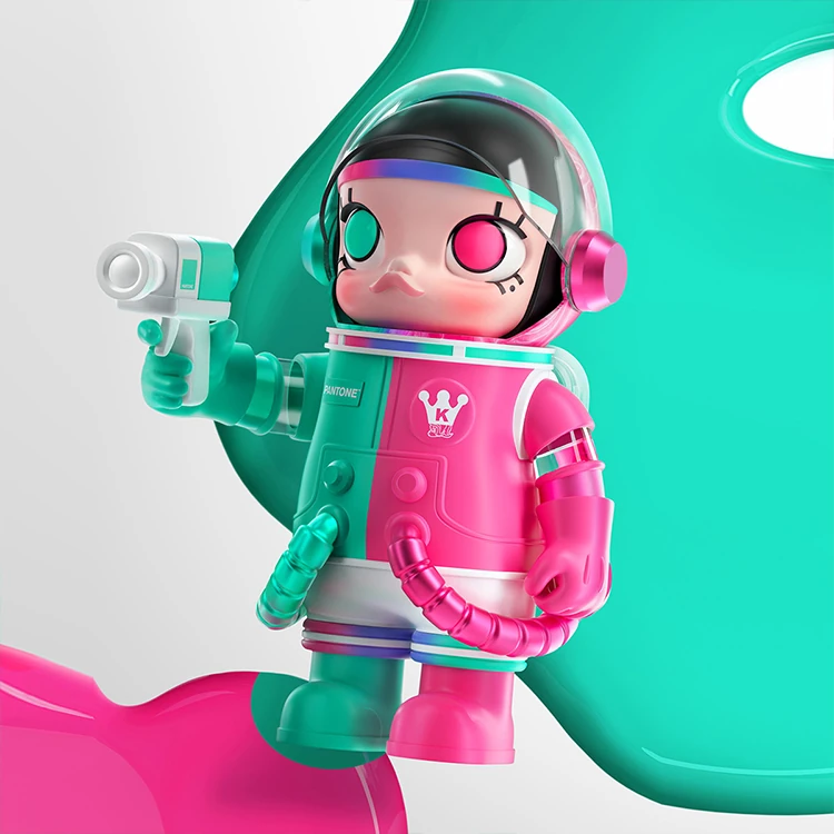 POPMART】MEGA SPACE MOLLY 1000% 彩通| 熊嗨星親子樂園夾娃娃機店