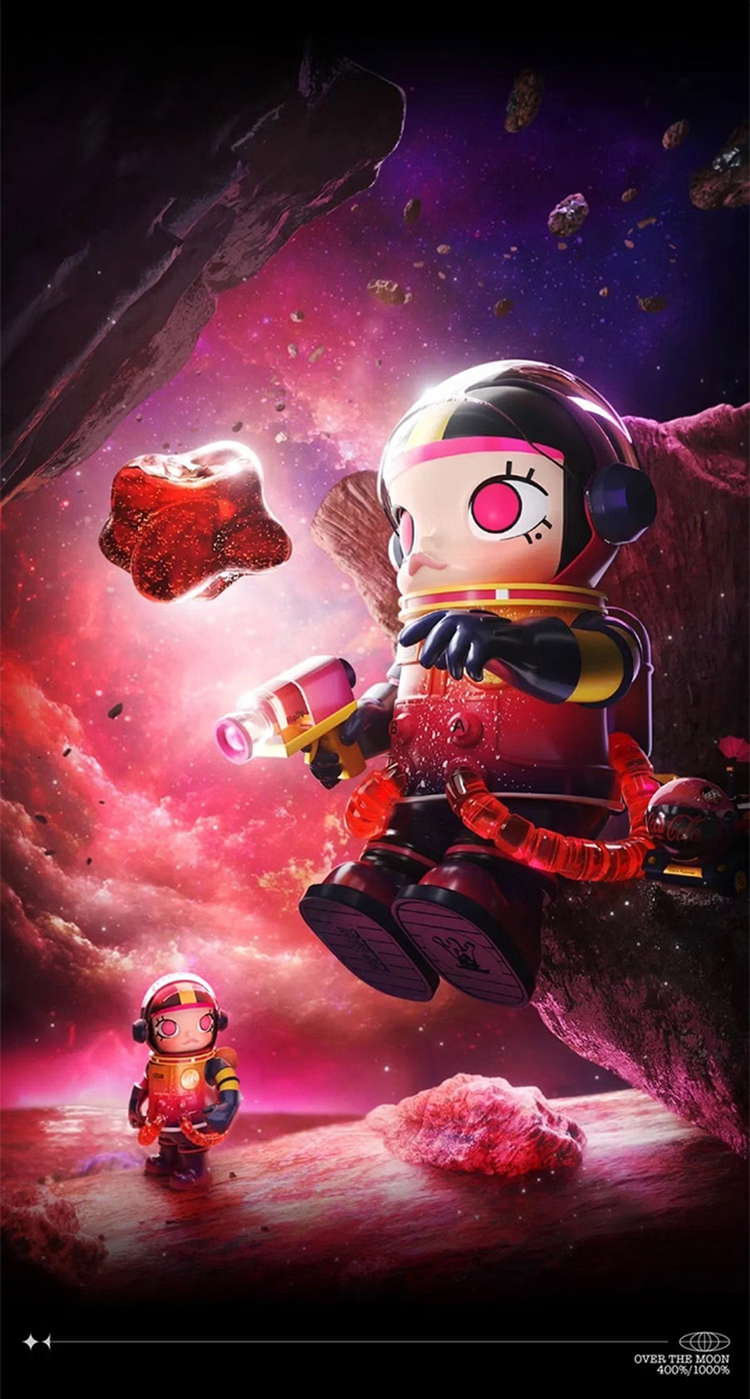 【POPMART】MEGA SPACE MOLLY 1000% 星河漫步可口可樂