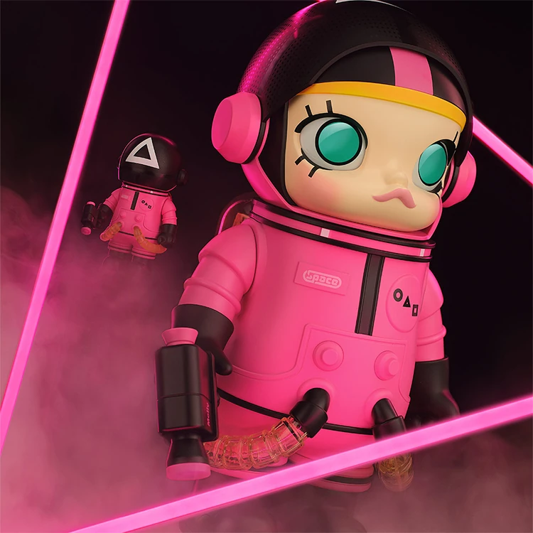 【POPMART】MEGA SPACE MOLLY 400%+100%魷魚遊戲盲盒(L1),PP9030,【POPMART】MEGASPACEMOLLY400%+100%魷魚遊戲盲盒(L1),全館商品,授權卡通,泡泡瑪特