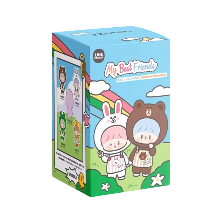 ★敬請期待。對決開搶★卓大王 X LINEFRIENDS 最好的朋友系列搪膠毛絨盲盒