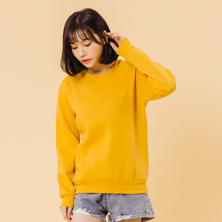 簡約中性款刷棉素色大學T,01100582,簡約中性款刷棉素色大學T,全館商品,30幣↓專區,促銷優惠