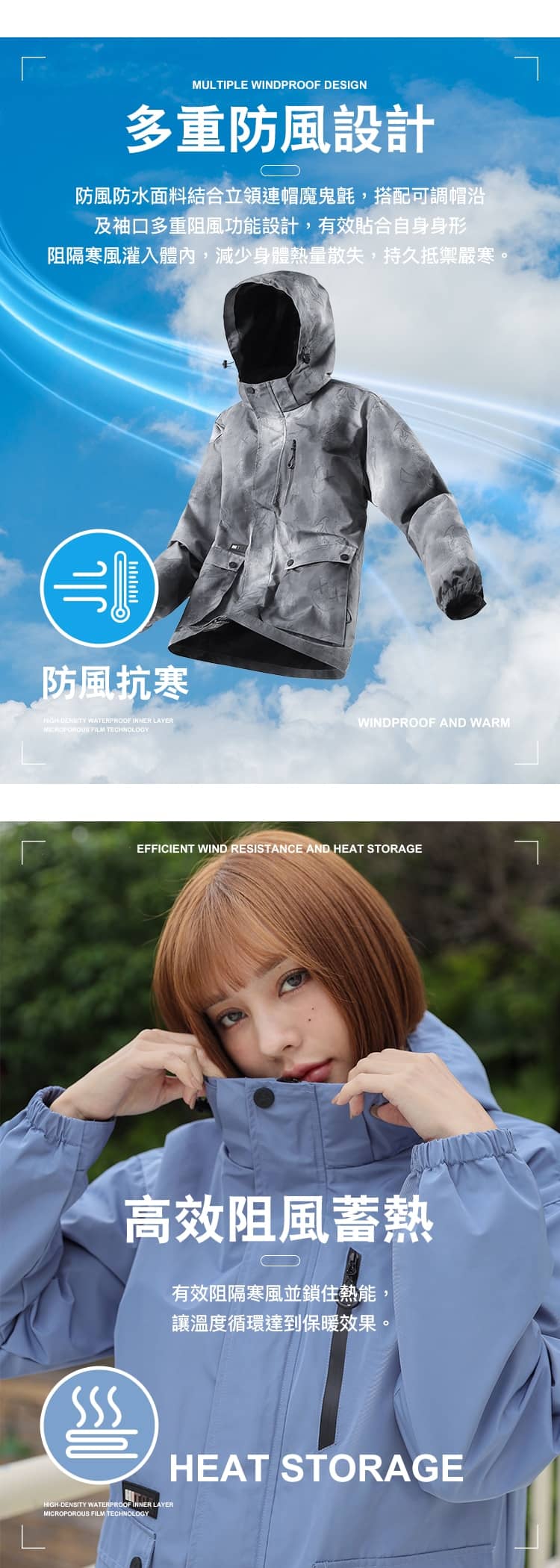 頂級防水 防風 蓄熱 模組化機能外套,02160001,頂級防水防風蓄熱模組化機能外套,全館商品,30幣↓專區,促銷優惠