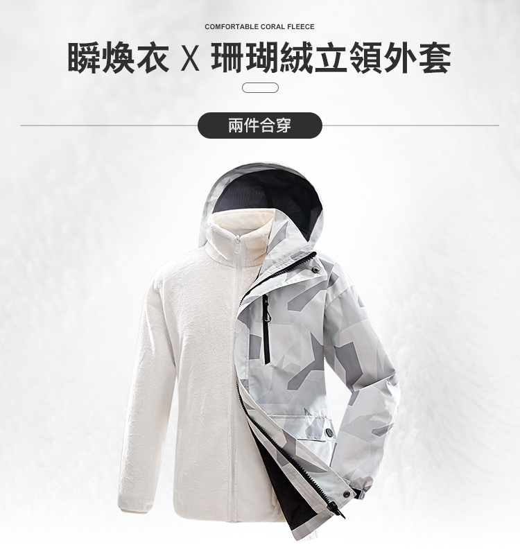 蓄熱柔軟珊瑚絨立領外套,02160002,蓄熱柔軟珊瑚絨立領外套,全館商品,30幣↓專區,促銷優惠